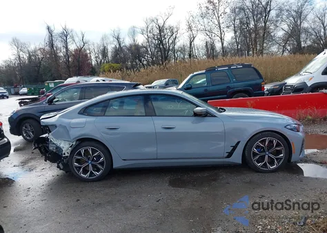 2024 BMW I4 Gran Coupe M50 z USA, uszkodzony, nr VIN WBY33AW08RFT02632